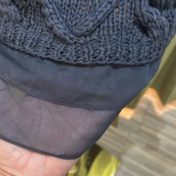 Brunello Cucinelli Dark blueKnit Top, M